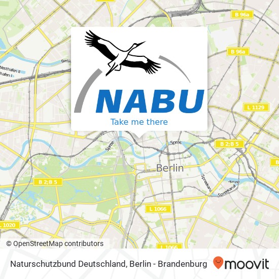Naturschutzbund Deutschland map