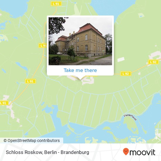 Карта Schloss Roskow