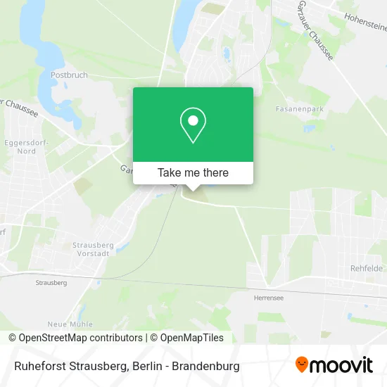 Карта Ruheforst Strausberg