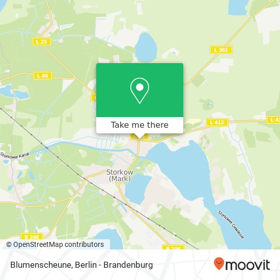Карта Blumenscheune