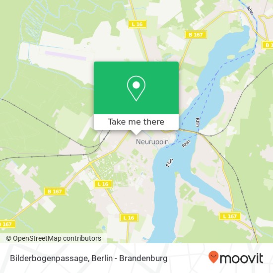 Bilderbogenpassage map