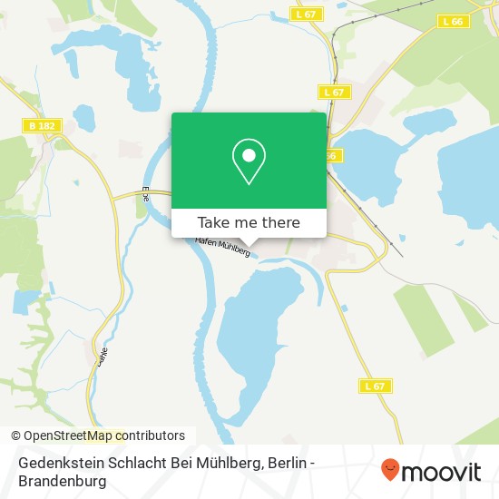 Gedenkstein Schlacht Bei Mühlberg map