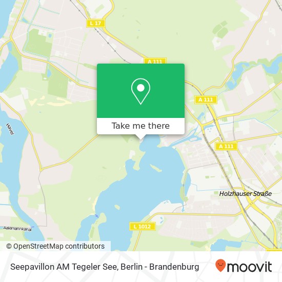 Seepavillon AM Tegeler See map
