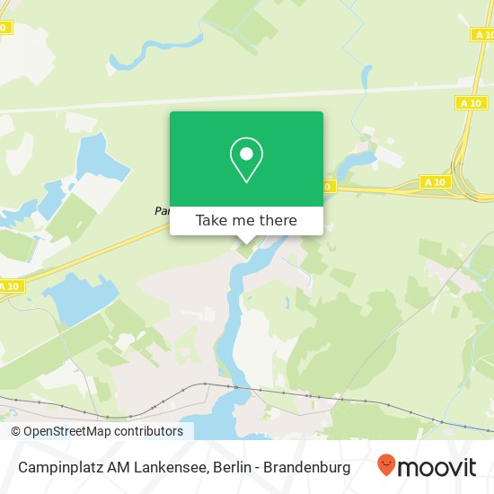 Campinplatz AM Lankensee map