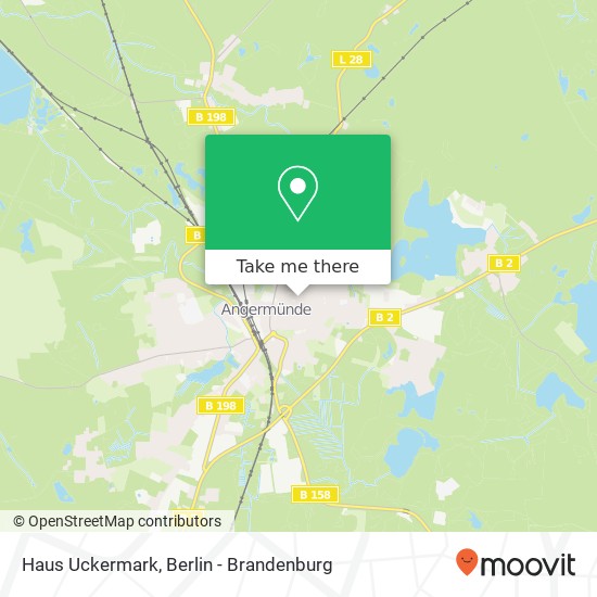 Haus Uckermark map
