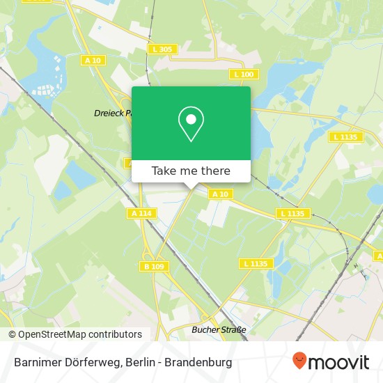 Barnimer Dörferweg map