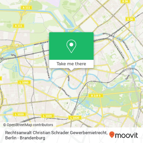 Rechtsanwalt Christian Schrader Gewerbemietrecht map
