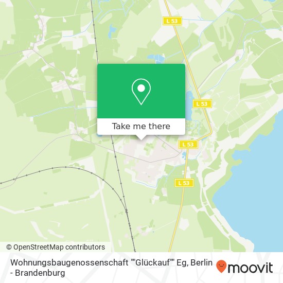 Wohnungsbaugenossenschaft ""Glückauf"" Eg map