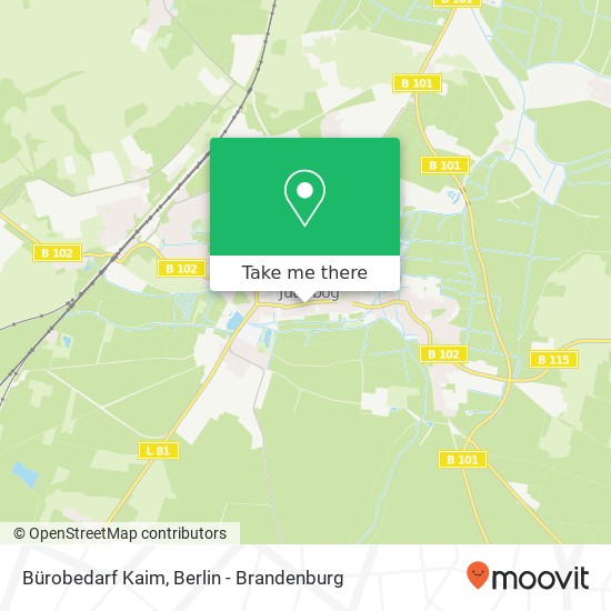 Bürobedarf Kaim map