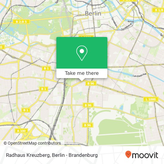 Radhaus Kreuzberg map