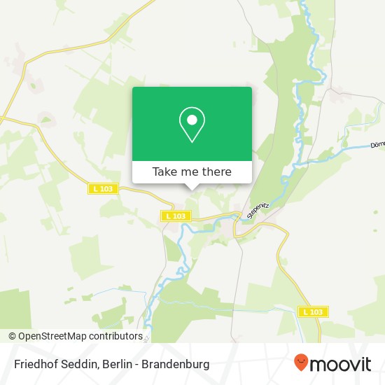 Friedhof Seddin map