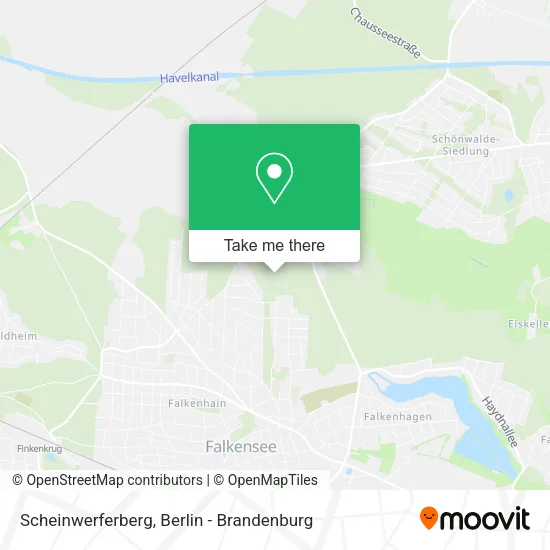 Карта Scheinwerferberg