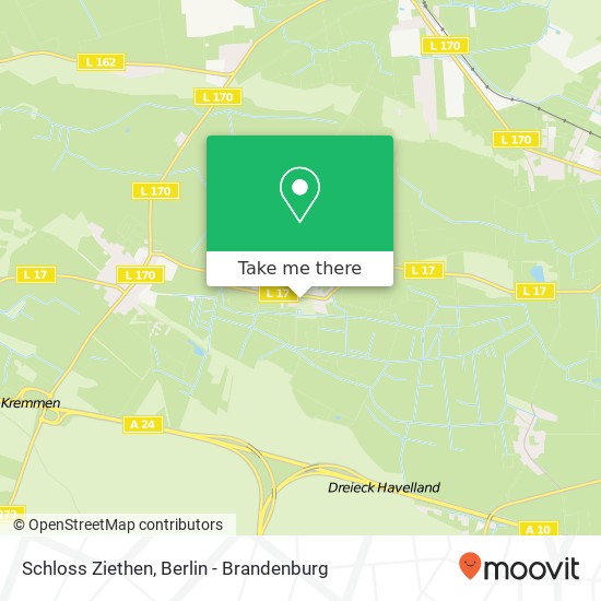 Schloss Ziethen map