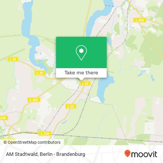 Карта AM Stadtwald