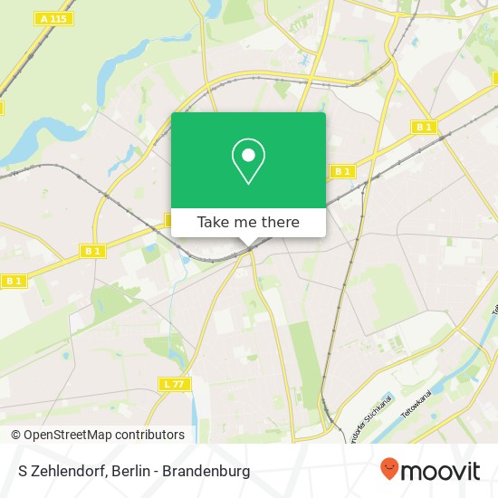 S Zehlendorf map