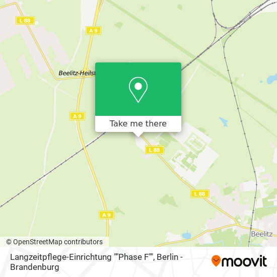 Langzeitpflege-Einrichtung ""Phase F"" map