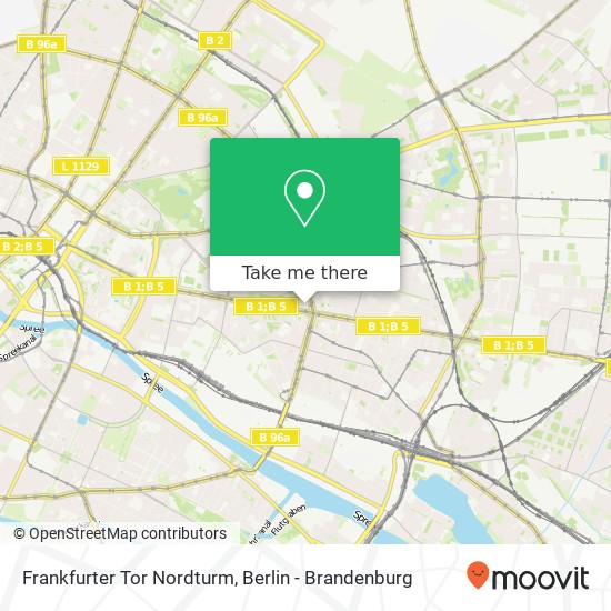 Frankfurter Tor Nordturm map