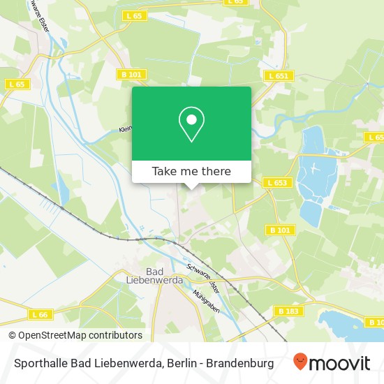 Карта Sporthalle Bad Liebenwerda