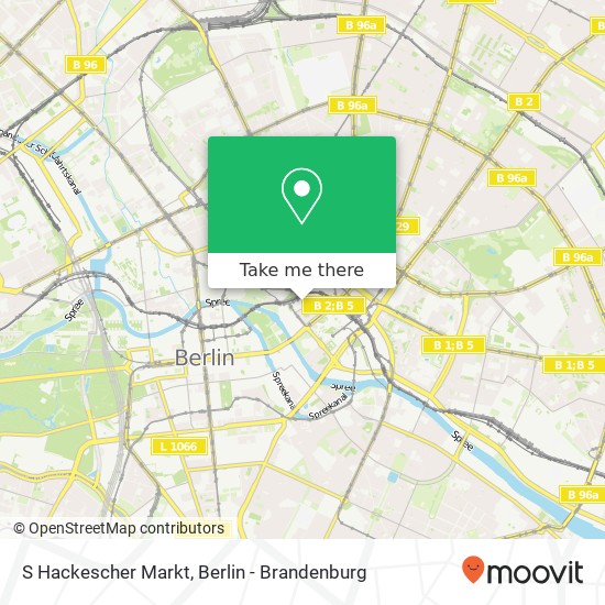 S Hackescher Markt map