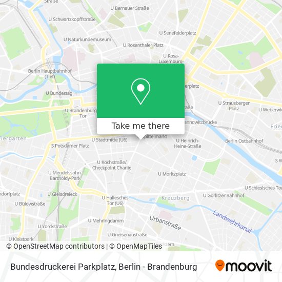 Bundesdruckerei Parkplatz map