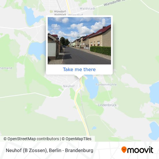 Neuhof (B Zossen) map