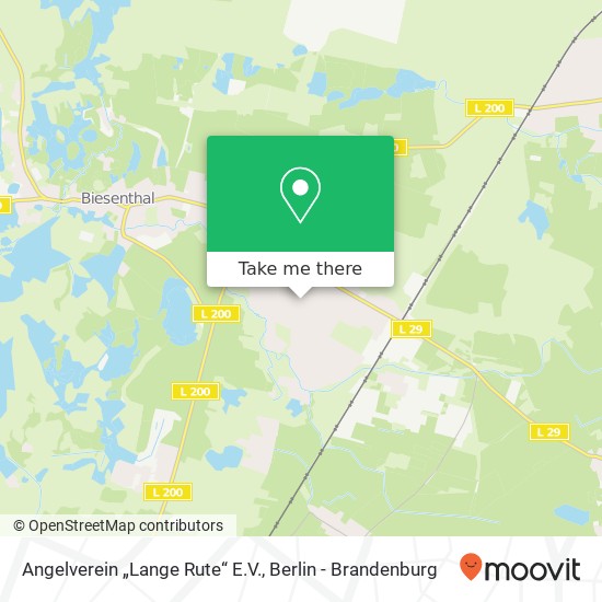 Карта Angelverein „Lange Rute“ E.V.