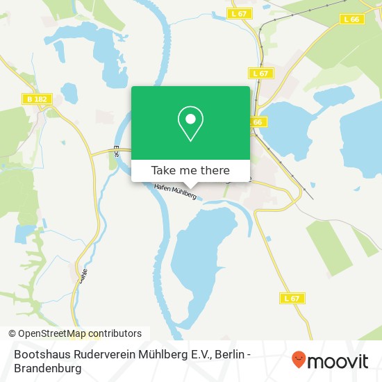 Bootshaus Ruderverein Mühlberg E.V. map