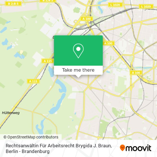 Rechtsanwältin Für Arbeitsrecht Brygida J. Braun map