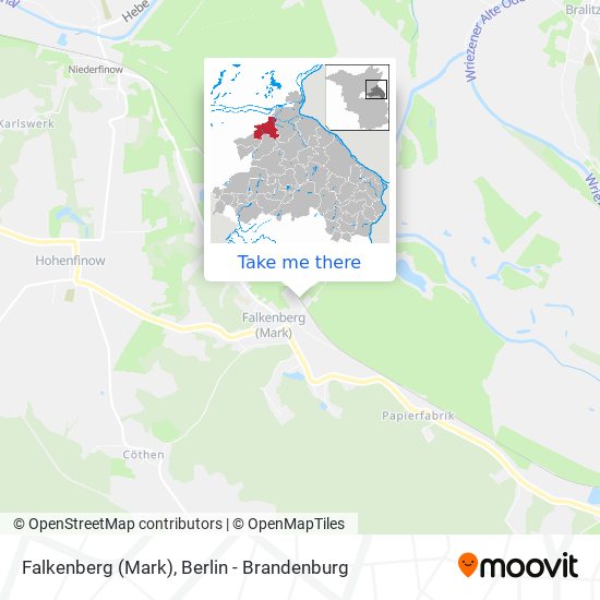 Falkenberg (Mark) map