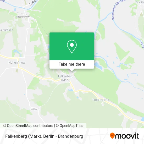 Карта Falkenberg (Mark)