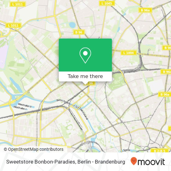 Sweetstore Bonbon-Paradies map