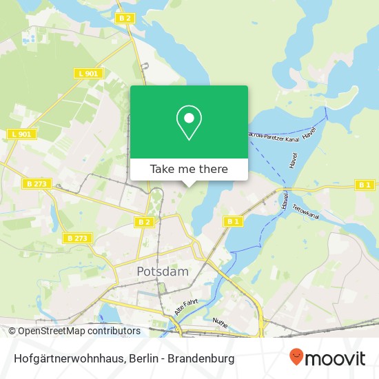 Карта Hofgärtnerwohnhaus