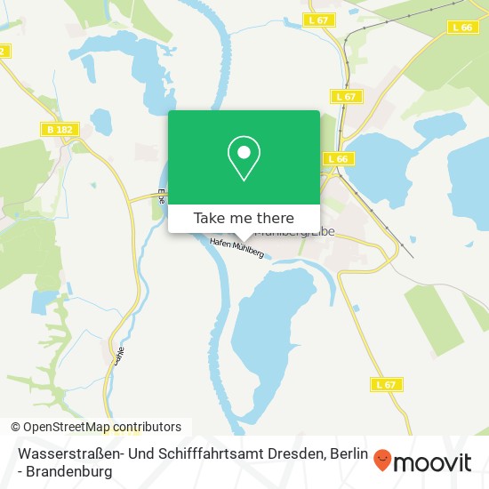 Карта Wasserstraßen- Und Schifffahrtsamt Dresden
