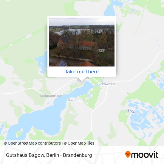 Gutshaus Bagow map