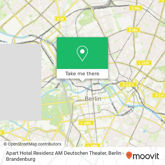 Apart Hotel Residenz AM Deutschen Theater map