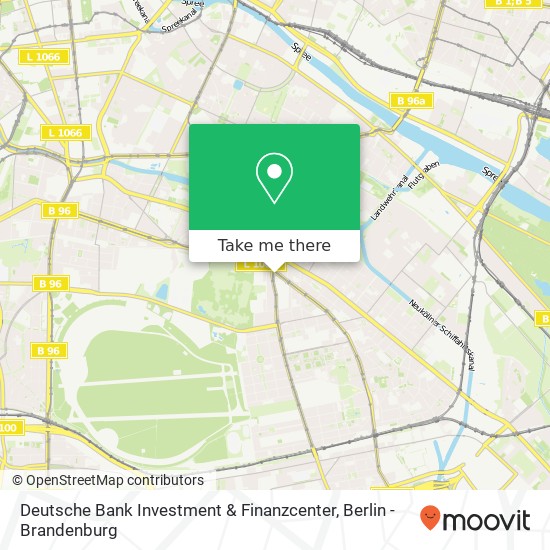 Deutsche Bank Investment & Finanzcenter map