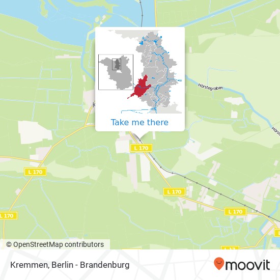 Kremmen map