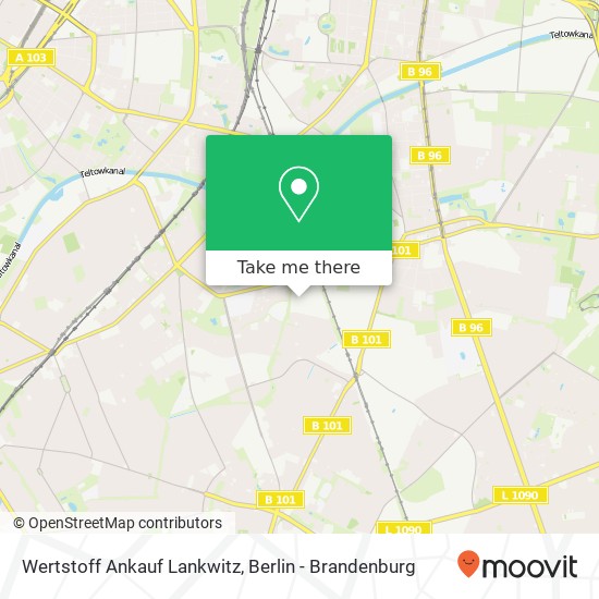 Wertstoff Ankauf Lankwitz map