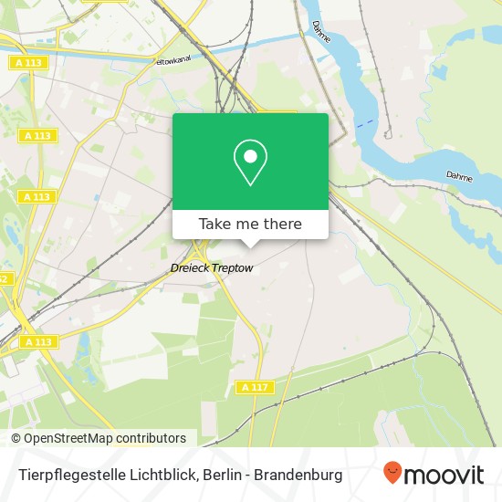 Tierpflegestelle Lichtblick map