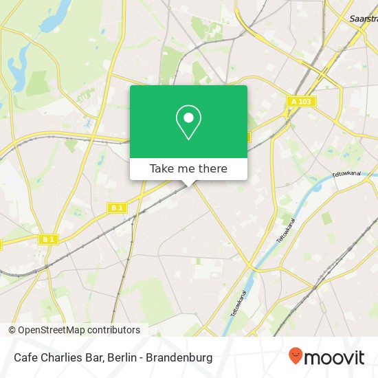 Cafe Charlies Bar map