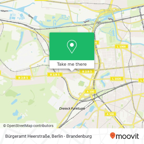 Bürgeramt Heerstraße map