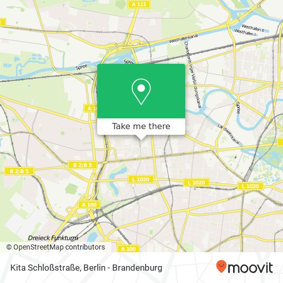 Карта Kita Schloßstraße