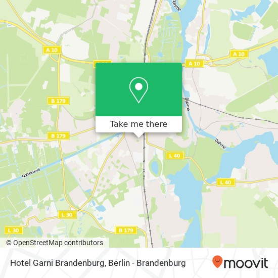 Hotel Garni Brandenburg map
