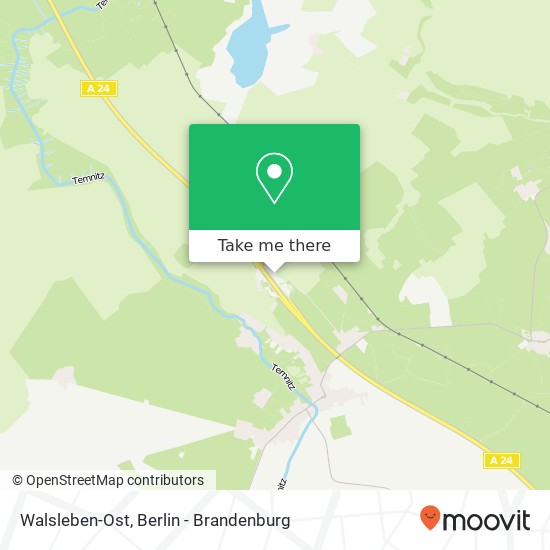 Walsleben-Ost map