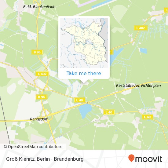 Groß Kienitz map