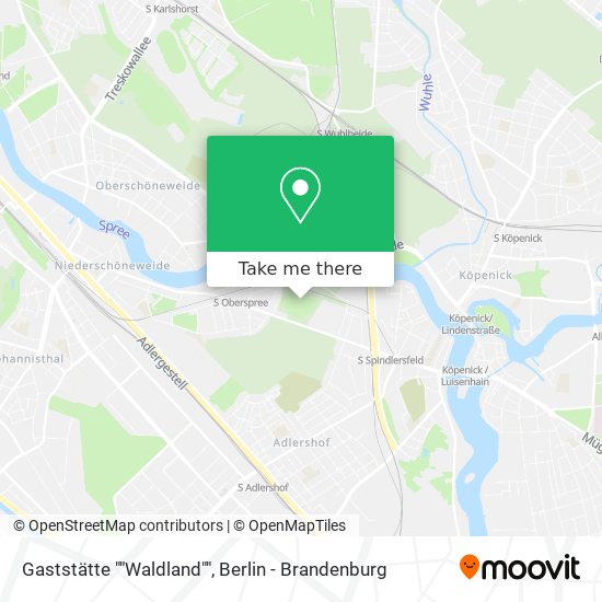 Gaststätte ""Waldland"" map