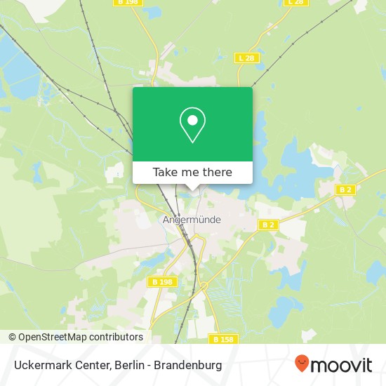 Uckermark Center map