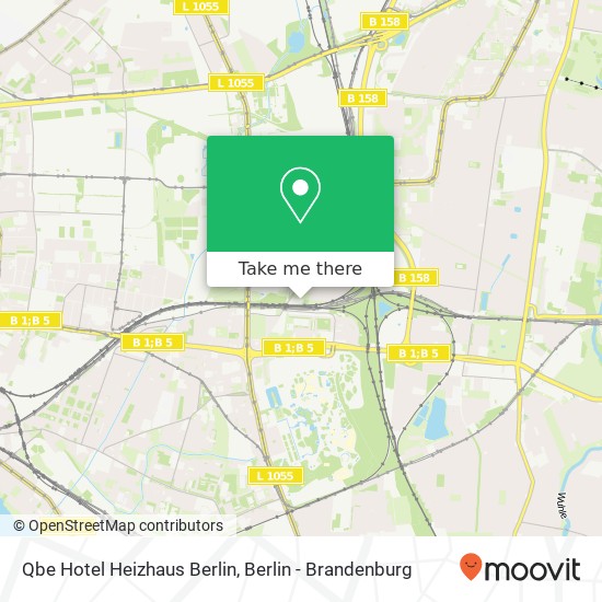 Qbe Hotel Heizhaus Berlin map