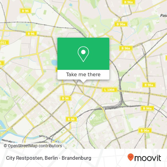 City Restposten map