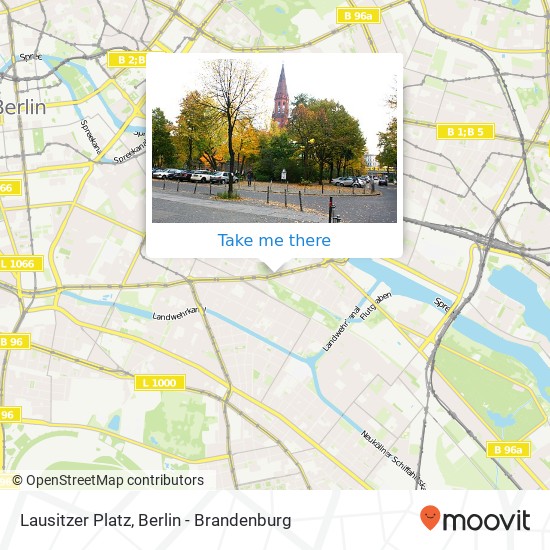 Lausitzer Platz map